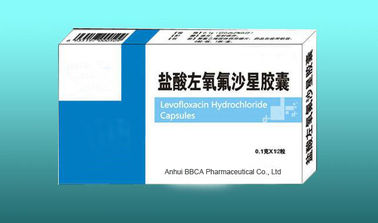 La levofloxacina del cloridrato incapsula il grado farmaceutico bianco o giallo-chiaro